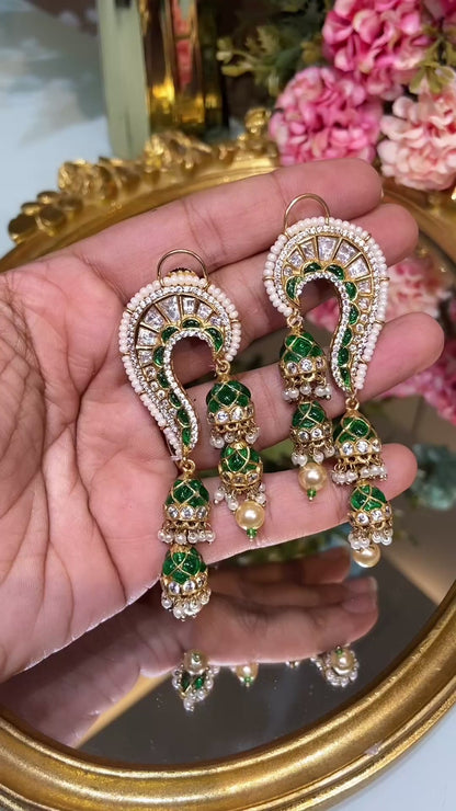 KAAN MOISSANITE POLKI EARRING