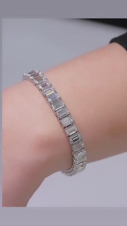 Emerald Cut Classic tennis bracelet