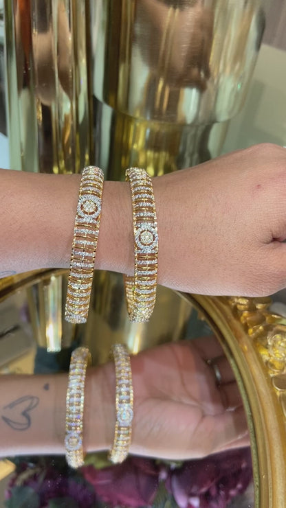 PAHELI DIAMOND BANGLES (WITHOUT LOCK)