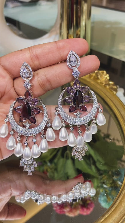 PEARL DROP COCKTAIL EARRINGS