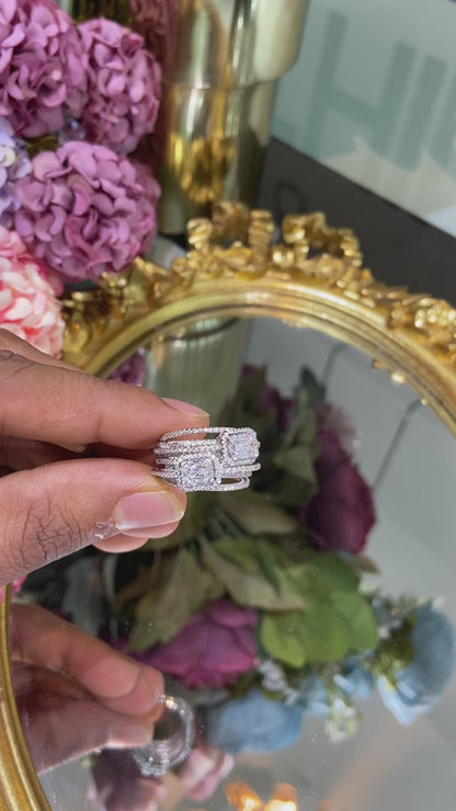 Best seller cluster setting liner ring (Get a Free Gift) 🩵🩵