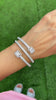 Adjustable criss cross bracelet Kada