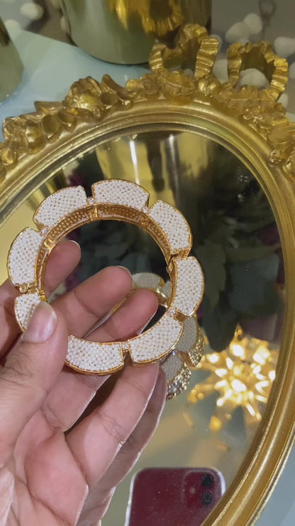 Pearl Gajra stiff Kada Openable (Single)
