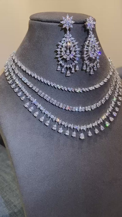 Zoya Triple-Layer Tiered Choker Set