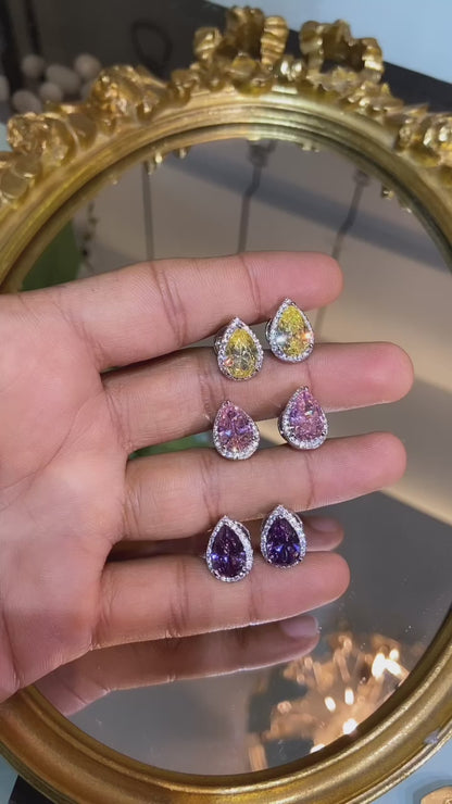 Pear shape colour Earrings