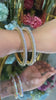 Designer openable Solitaire Bangles - PAIR (10 cents each diamond)