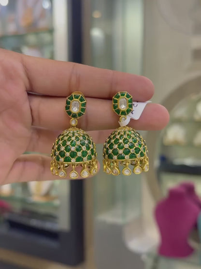 Padma Jaali Jhumkas