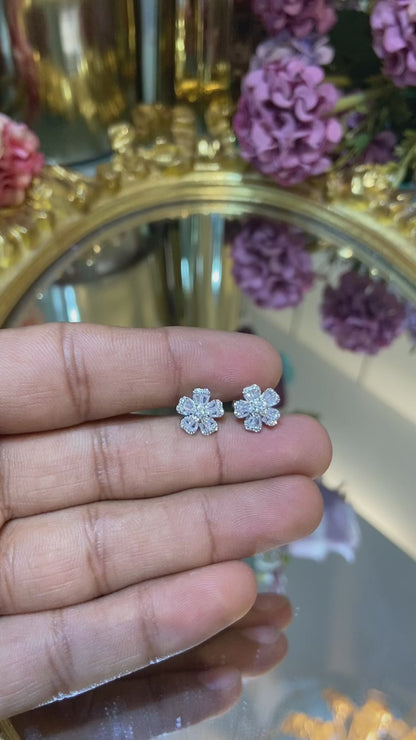 Dainty Flower Earrings