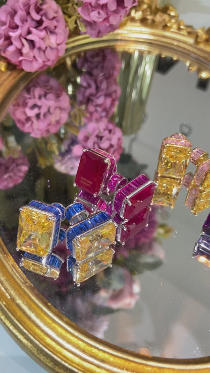 RECT Dual colour studs