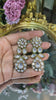 LONG KUNDAN POLKI EARRINGS