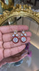 Festive dainty meenakari earrings