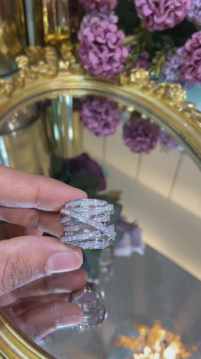 Classy Cocktail Ring 💙