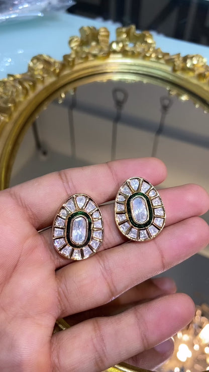 DAINTY POLKI MOISSANITE POLKI TOPS