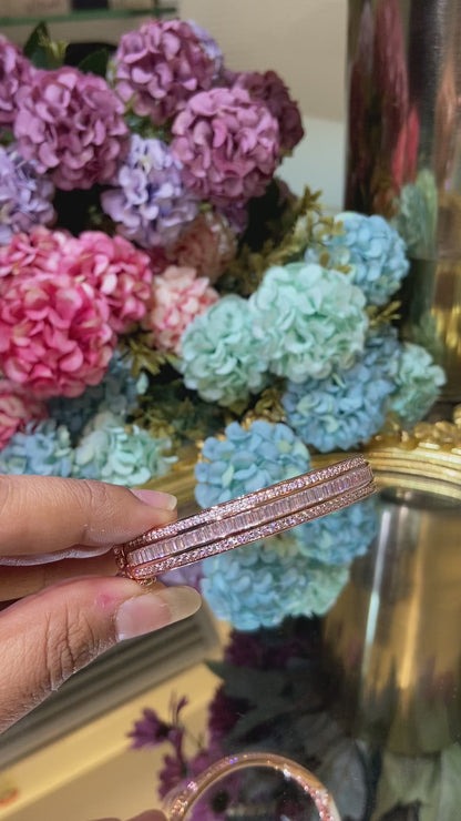 Openable Baguette bangle - Single Piece