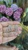 Triple drop earrings