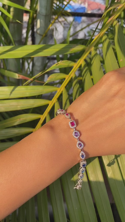 Multishape Halo bracelet