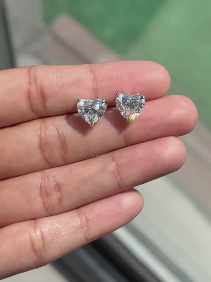 3 CT Daily wear heart Soliatires