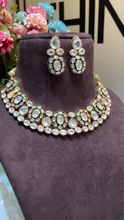ZEENAT KUNDAN POLKI SET