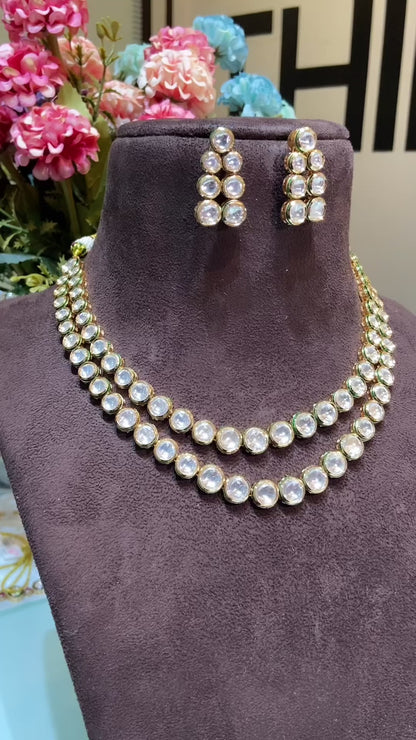 LINER KUNDAN POLKI SET
