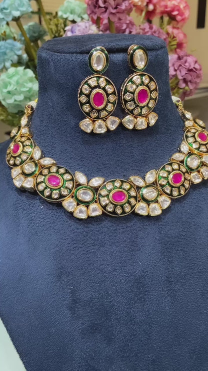 Prerna POLKI KUNDAN NECKLACE SET