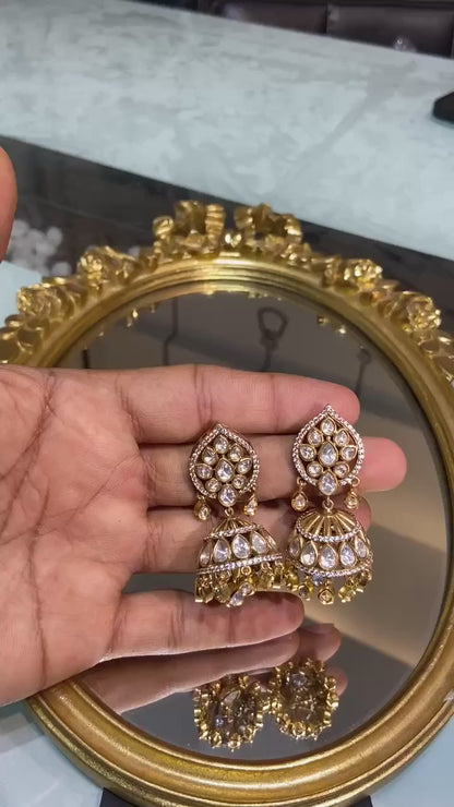 Kundan Jhumka Drops