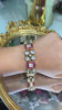 Invisible Ruby Kundan Polki bracelet