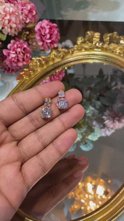 Square Drop earrings 🔆