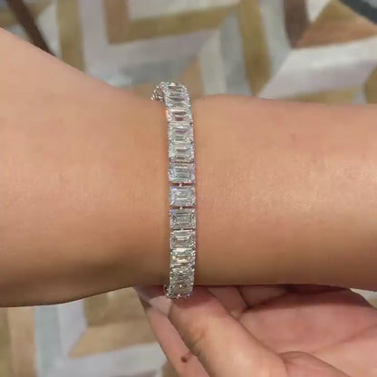 Emerald Cut Classic tennis bracelet