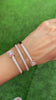 Adjustable criss cross bracelet Kada