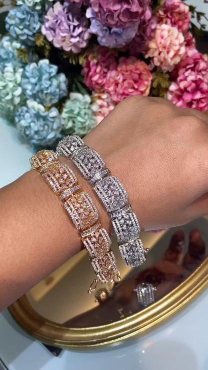 Diamond Gajra Kada/ Bracelet (single piece)