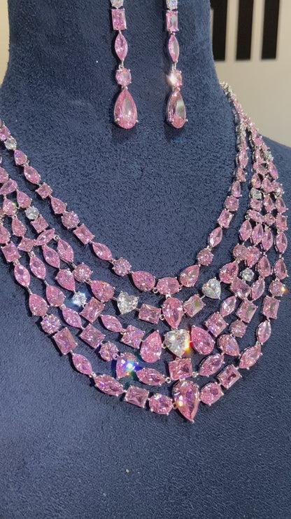 ROYAL 5 LINE NECKLACE SET