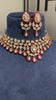 Festive flexible evergreen meena kundan polki necklace set 🤎