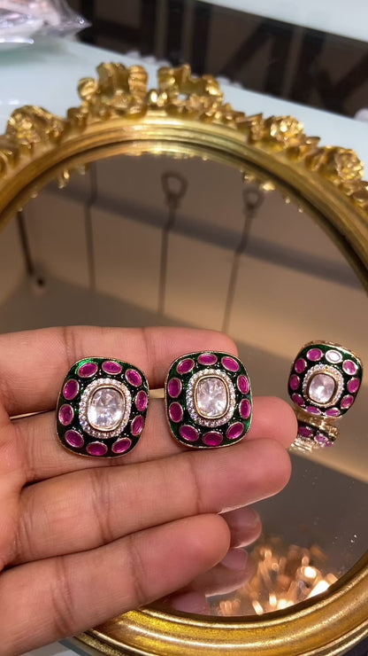 MEENA POLKI MOISSANITE POLKI TOPS