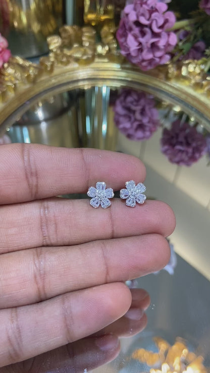 Dainty Flower Earrings