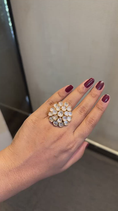 Polki Adjustable ring