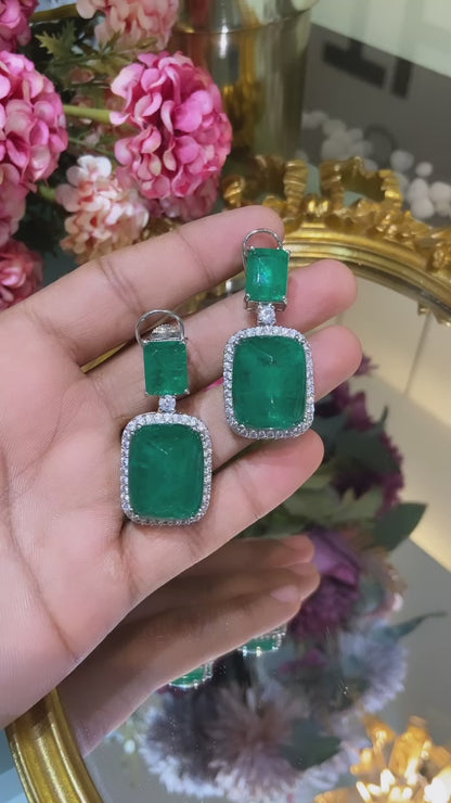 Square doublet earrings