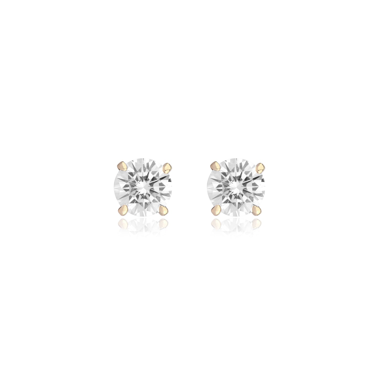 » 1 CT SOLITAIRE EARRINGS (SCREWBACK) ⭐ (100% off)
