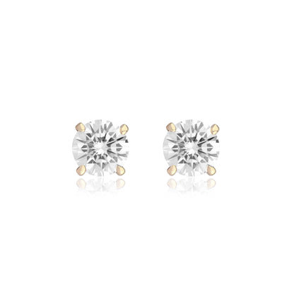 2 CT SOLITAIRE EARRINGS (SCREWBACK) (Get a FREE GIFT)