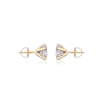 » 1 CT SOLITAIRE EARRINGS (SCREWBACK) ⭐ (100% off)