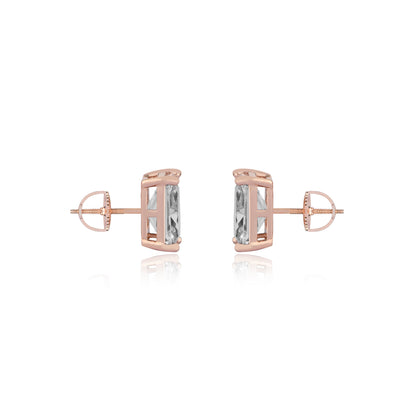 EMERALD CUT MEDIUM SOLITAIRE EARRINGS