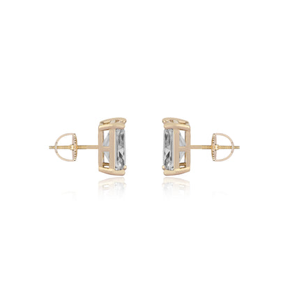 EMERALD CUT MEDIUM SOLITAIRE EARRINGS