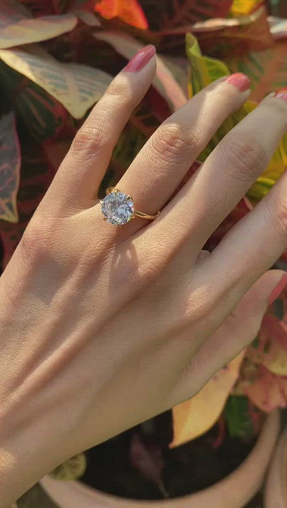 3 ct solitaire ring 🩶