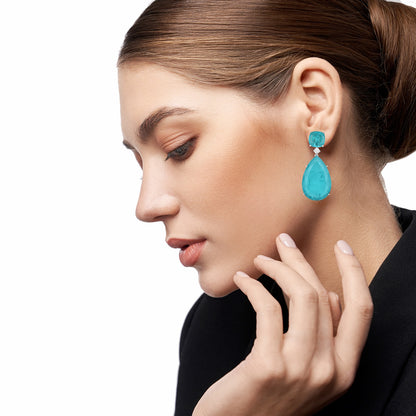 BEST SELLER TEAR DROP DOUBLET EARRING 💚