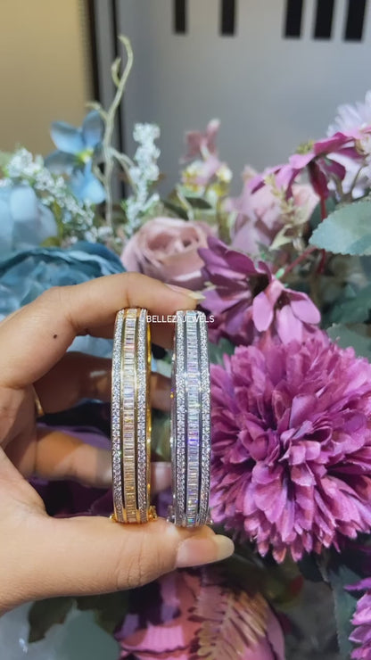 Openable Baguette bangle - Single Piece