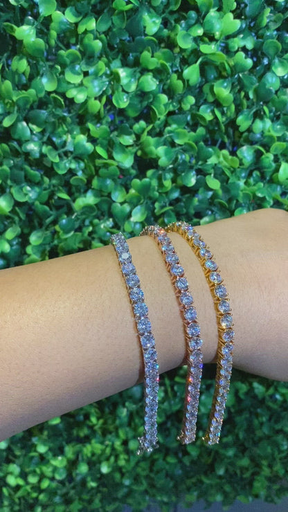 5mm large round (0.35) tennis bracelet ⭐ ADD TO CART AND GET FLAT 20% OFF 🔝