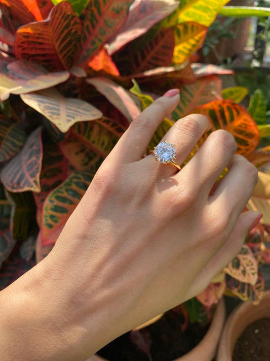3 ct solitaire ring 🩶