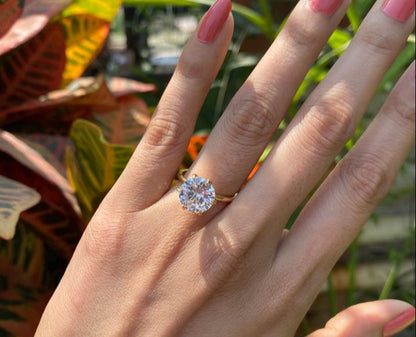 3 ct solitaire ring 🩶