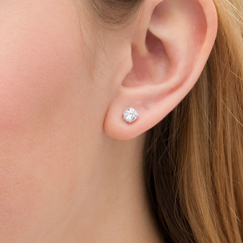 1 CT SOLITAIRE EARRINGS (SCREWBACK) ⭐ ✨