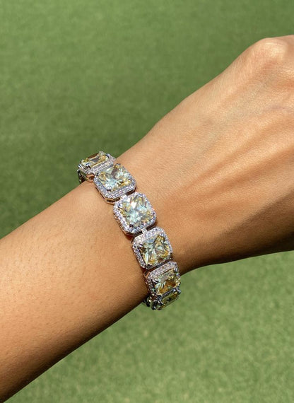 Yellow Citrine Tennis Bracelet 🤌🏻