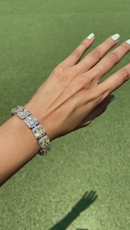 Yellow Citrine Tennis Bracelet 🤌🏻